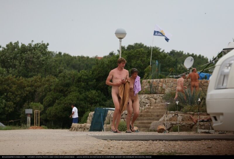 Nudism Family Indian Summer Painting photo gallery - Nudism promotes personal freedom
