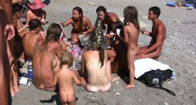 The vast oceanfront 1 Full HD video - Love for oneself and nature as the foundation of naturism