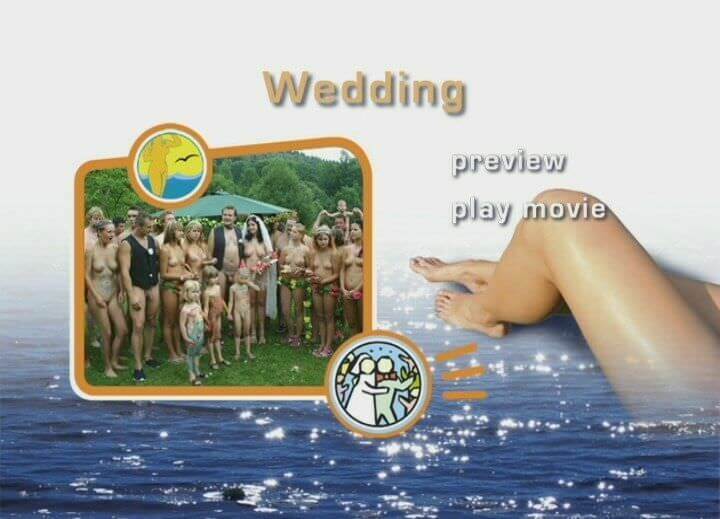 A wedding in a nudist collective - The community of naturist movement supporters and their values