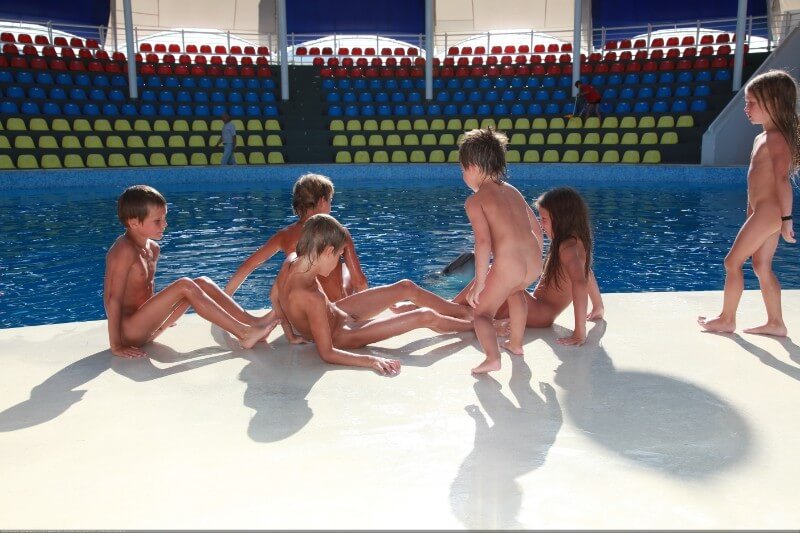 Swimming dolphins photo gallery - Nudism is freedom without limits