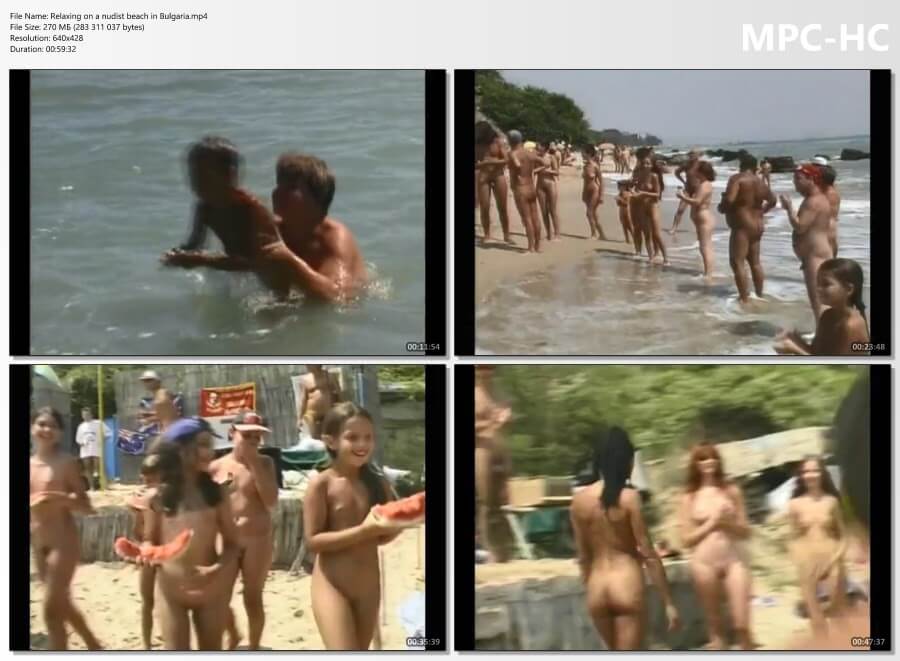 Relaxing on a nudist beach in Bulgaria - Seeks harmony with the rhythms of nature and the environment through nudity