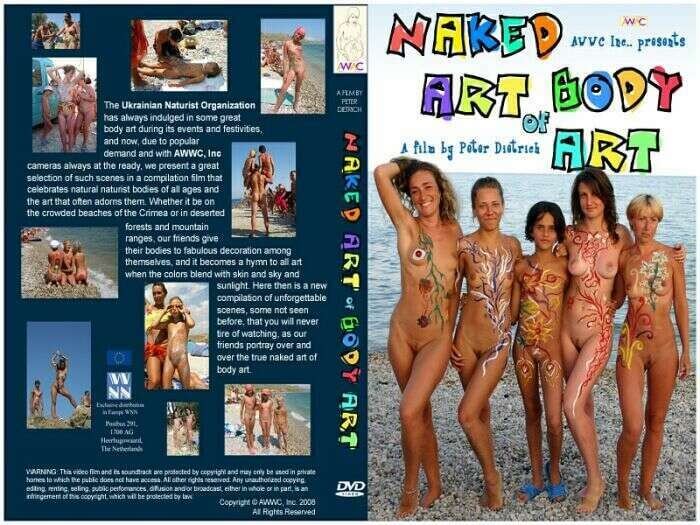 Enature, AWWC – Naked Art Of Body Art - Nature is the best home for a naturist