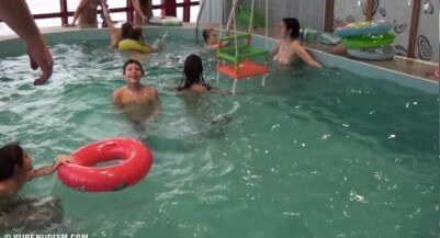 Indoor Swim Exercise 2 Full HD video - The emergence of naturism is linked to the name of Soren Sorensen