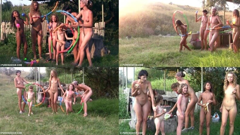 Countryside lounging 2 Full HD video - The equality of body and spirit is an important idea in the practice of nudism and naturism