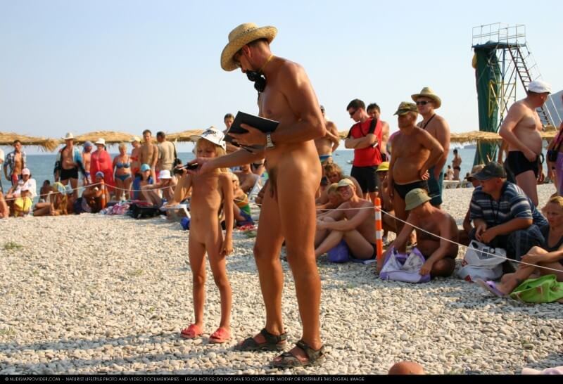 Naturist Pageant Line Up photos - Naturism promotes honesty and an open connection with the body