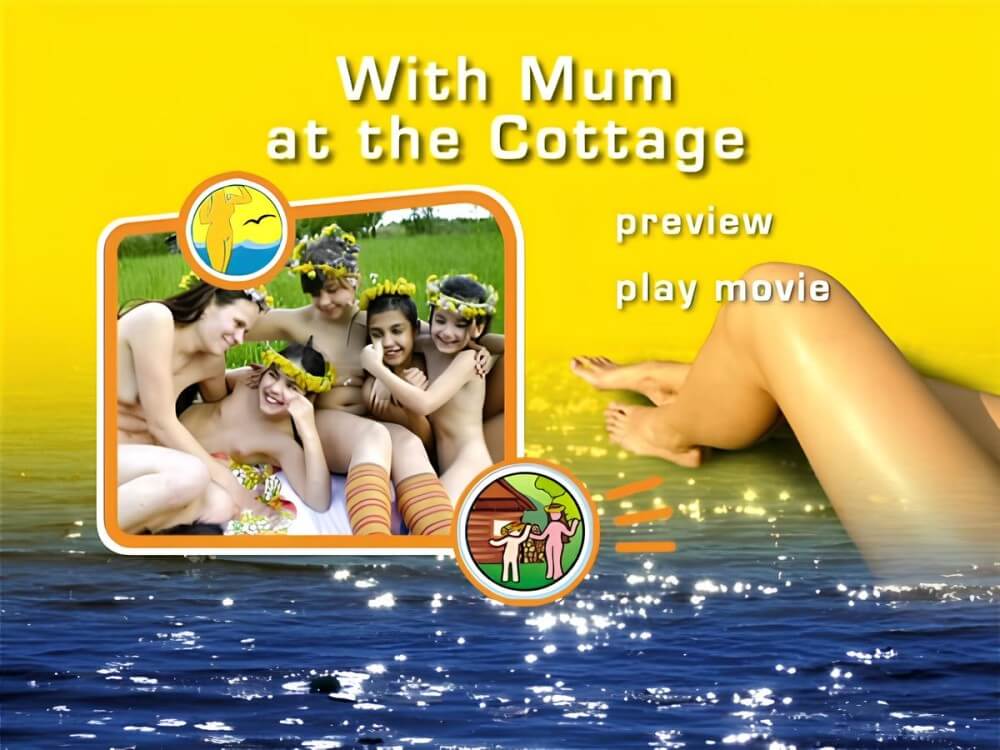 Naturist Freedom: With Mum at the Cottage DVD - Nudism and Respect for Nature and the Environment