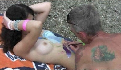 Body Art Nudist Beach 1 Full HD video - Sincerity and openness are the foundation of the nudist and naturist lifestyle