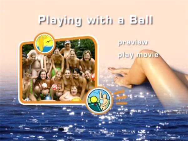 Naturist Freedom: Playing with a ball - It is a way to strengthen inner harmony and peace