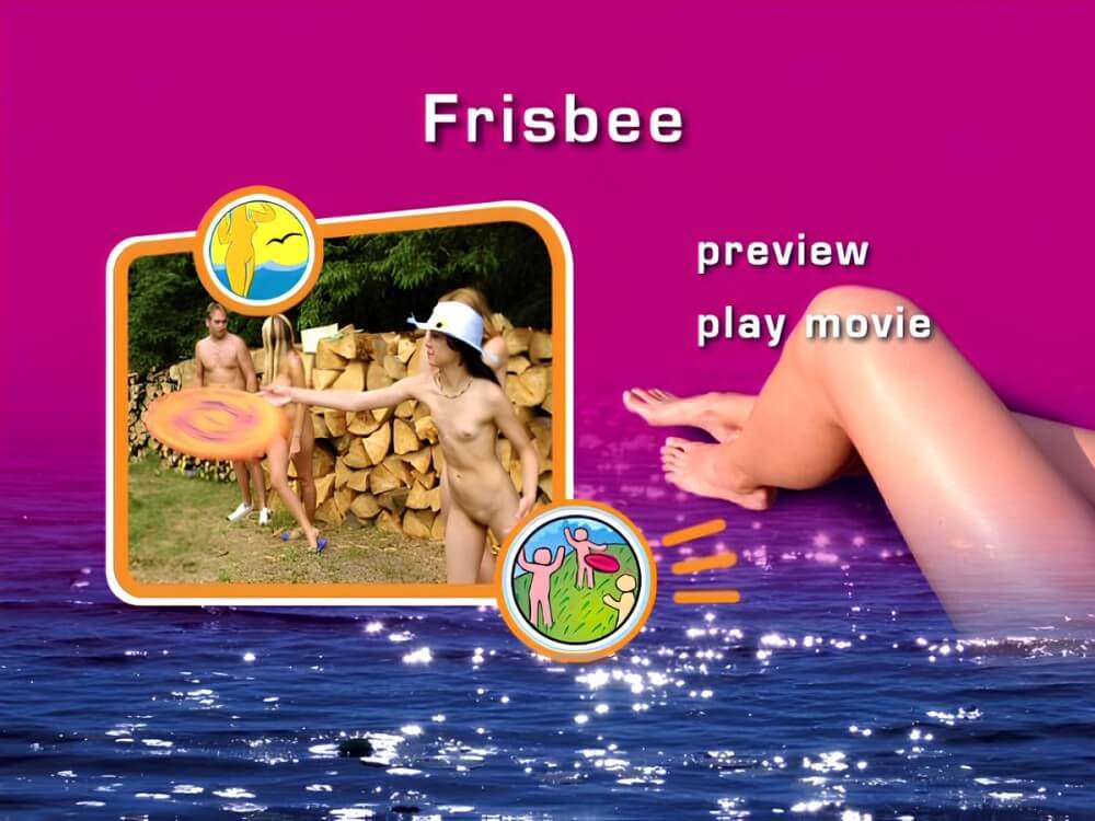 Naturist Freedom - Frisbee DVD - Being naked helps one feel a sense of freedom