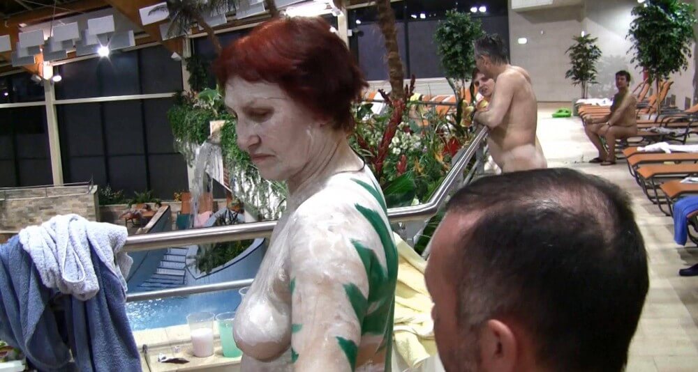 Escaping the Hot Sun 1 Full HD video - Poor naked people and rich naked people in one place