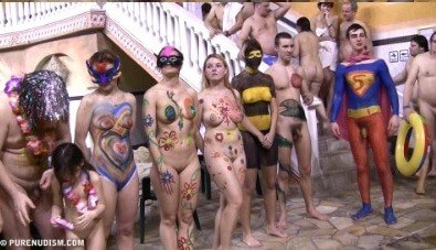 Body paint award lines Full HD - Nudity is an expression of natural beauty and harmony