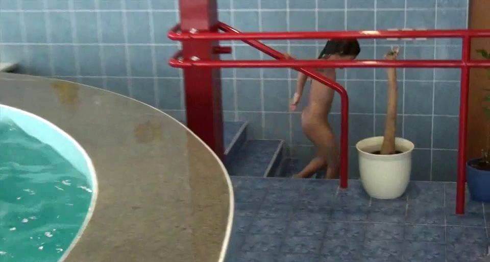Indoor Swim Exercise - Nudism improves health and boosts self-esteem