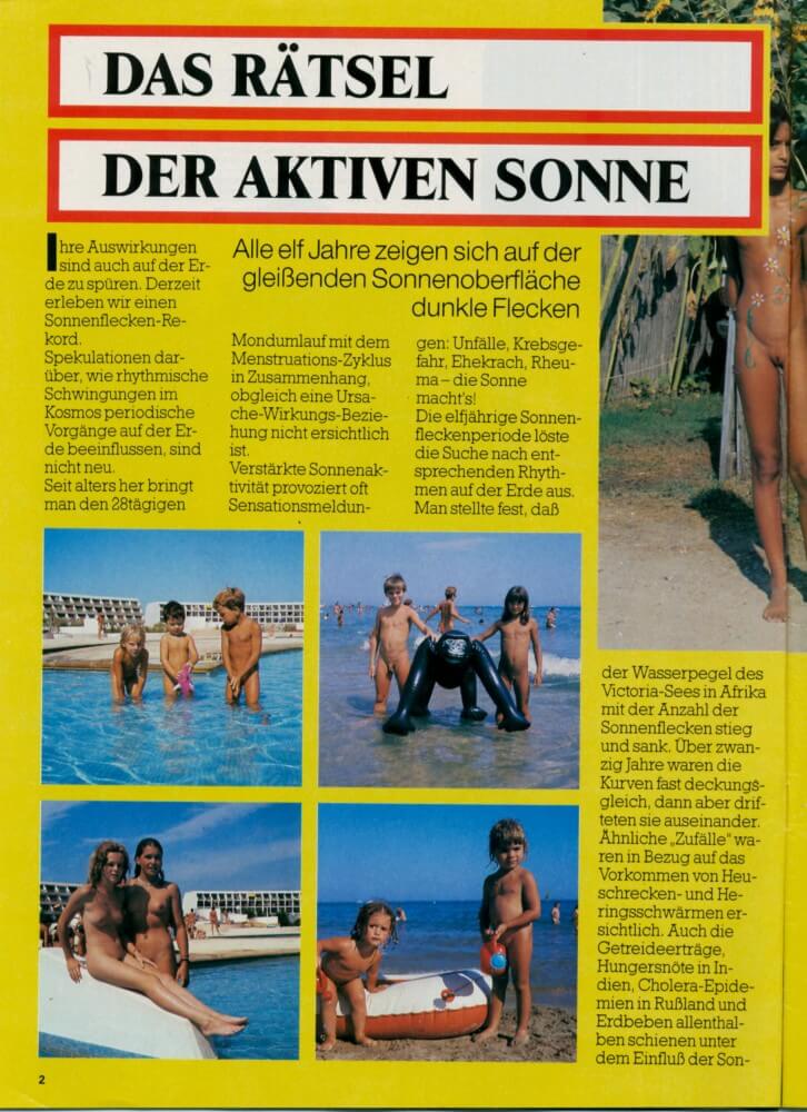 Jung und Frei Nr 37 - Types of recreation in nudist and naturist resorts and parks
