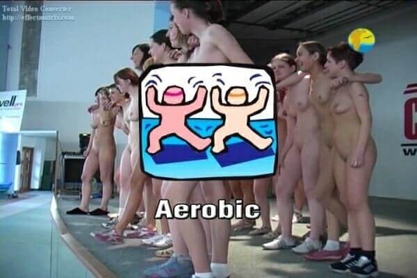 Naturist Freedom: Aerobic - The body looks beautiful and natural in its natural, unadorned state