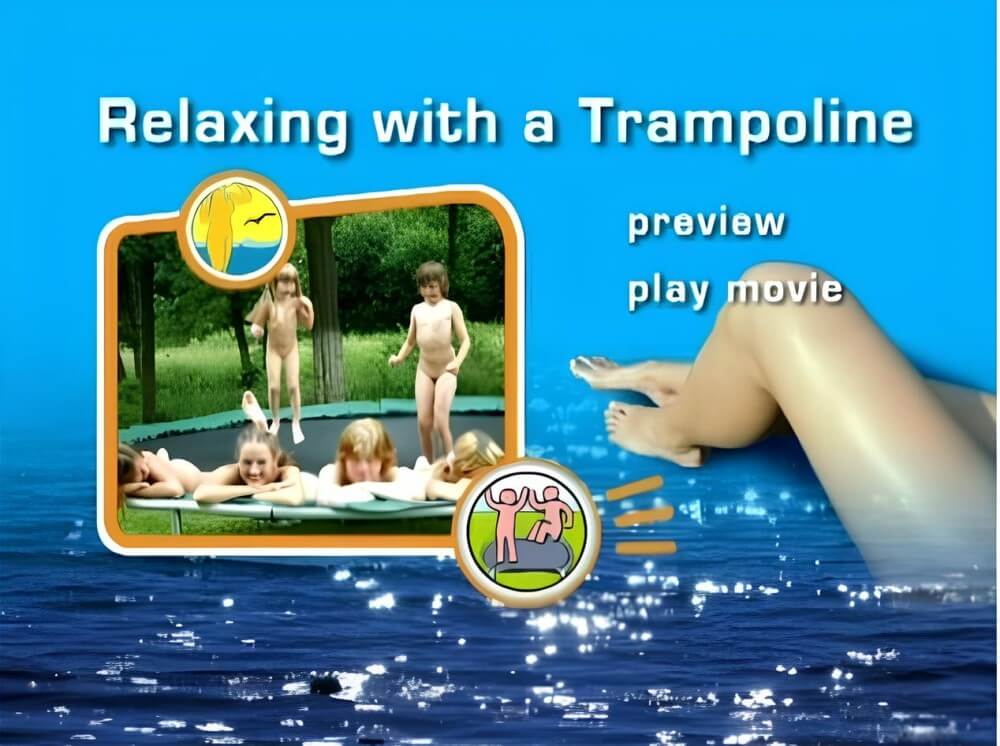 Naturist Freedom: Relaxing with a trampoline DVD - Overcoming Shame
