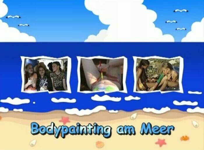 Naturistin: Bodypainting am Meer - The practice of naturism fosters inner harmony