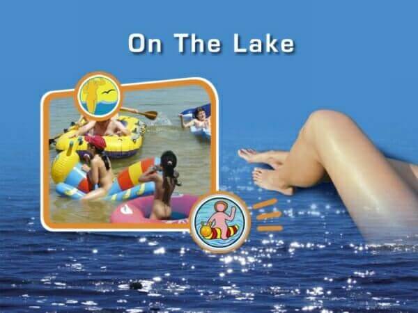 Naturist Freedom: On the lake - A spontaneous movement toward nudity