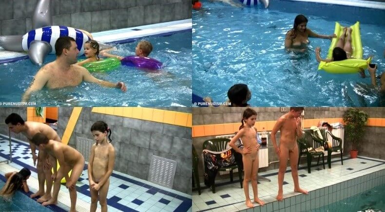 Contests In The Water 1 - Nudism strengthens friendships and mutual respect
