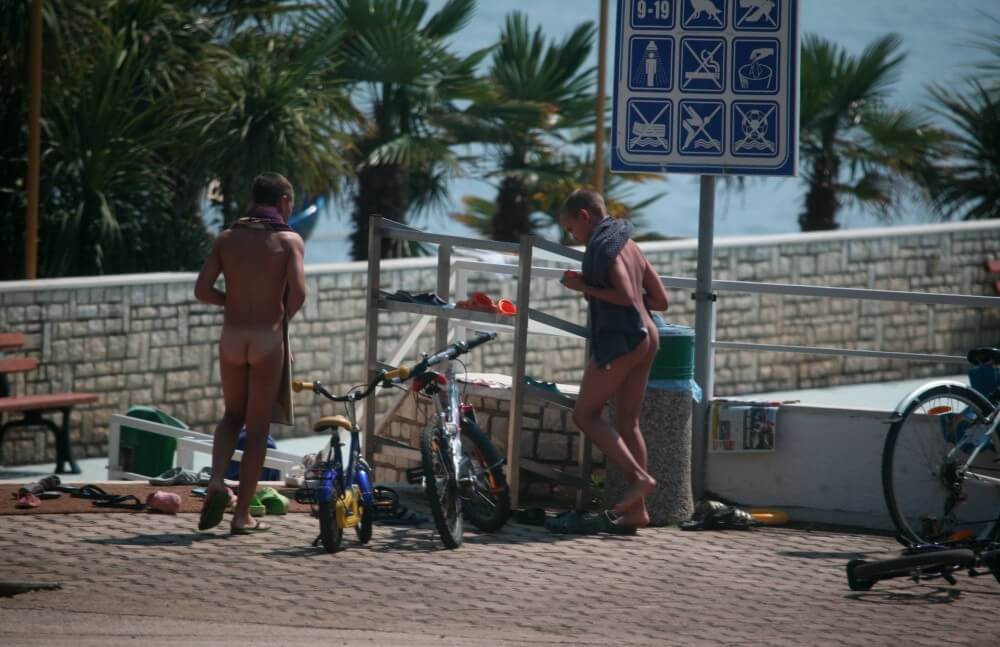 Nudism in a German water park photo - The sacred significance of the nude