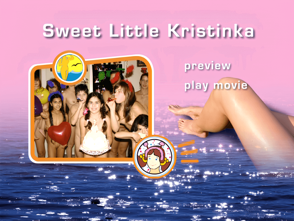 Naturist Freedom: Sweet Little Kristinka DVD - The naked body is an expression of freedom